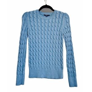 Gap Cable Knit Baby Blue Sweater